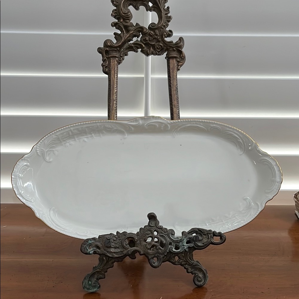 ROSENTHAL Gold Band Oval Serving Platter